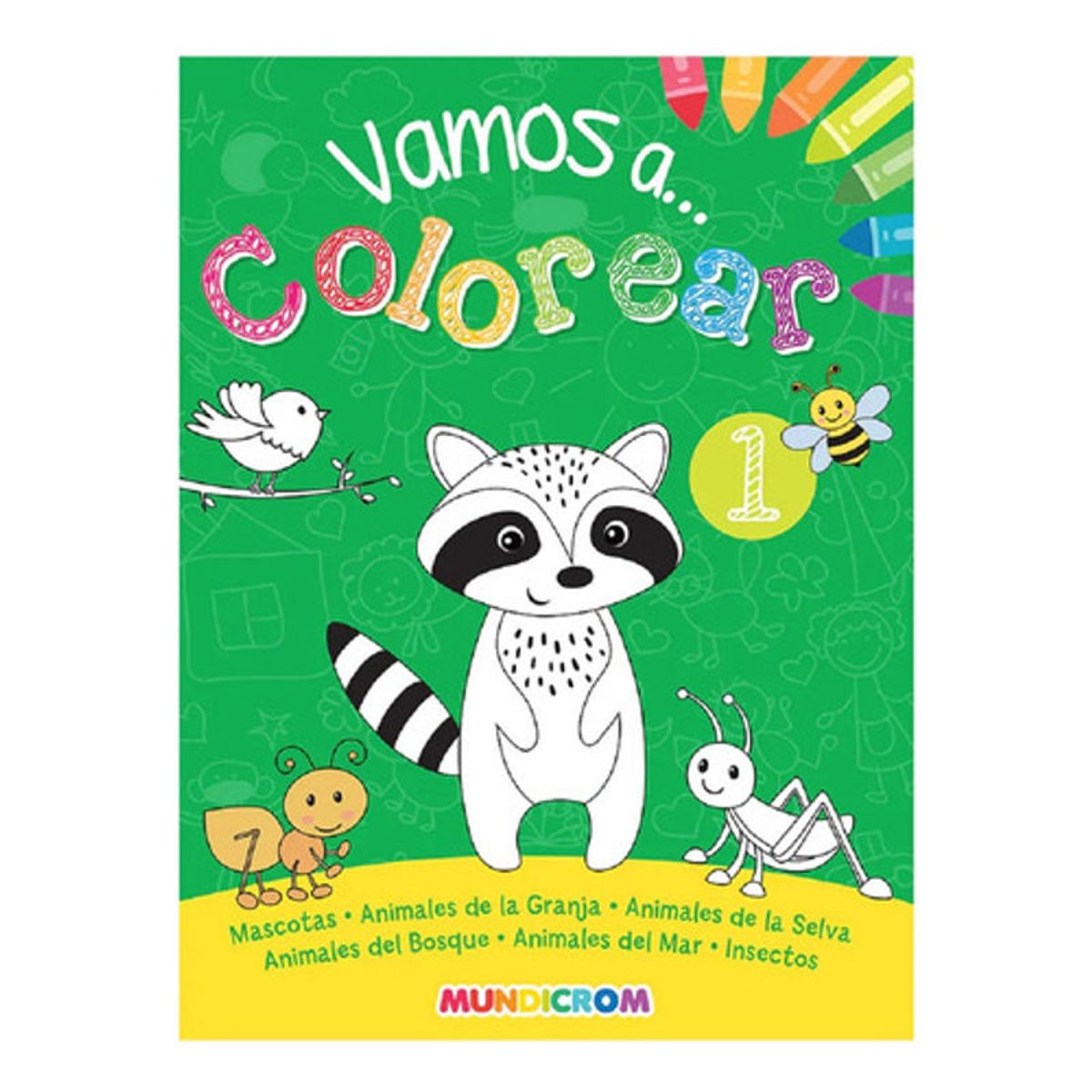 GENERICO - Vamos A Colorear 1 - Libro para Colorear Infantil