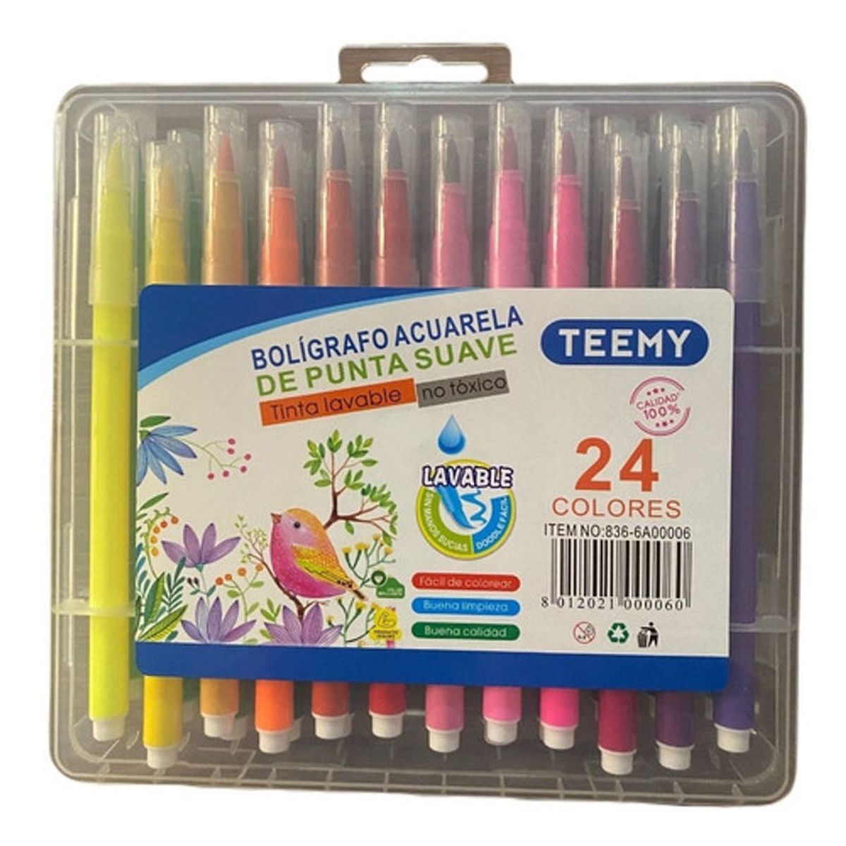 GENERICO - Brush Pen 24 Colores Lettering Dibujo