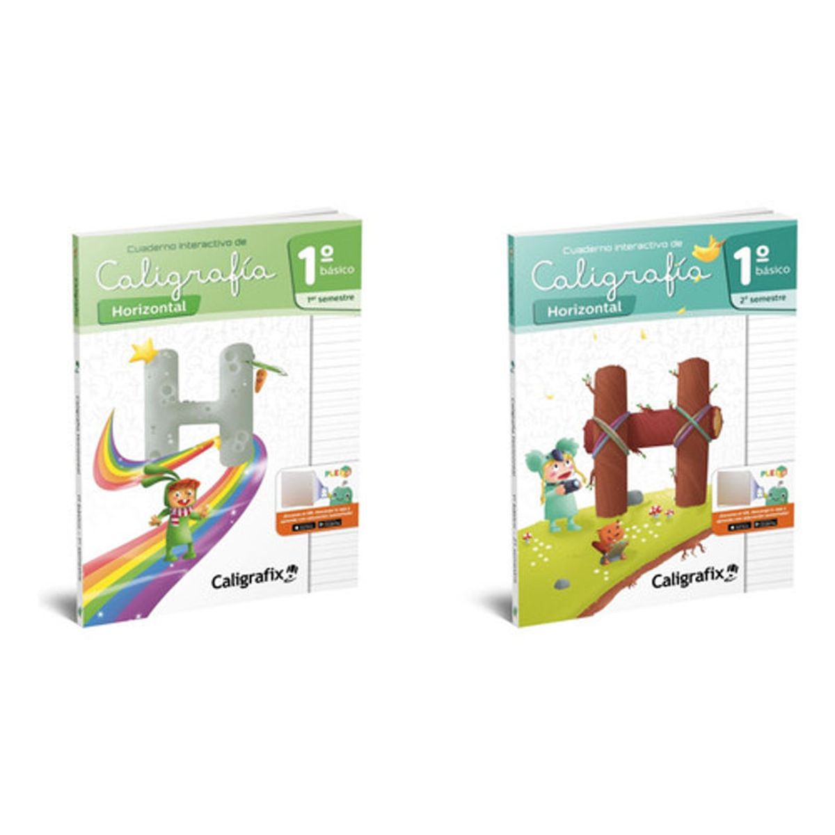 CALIGRAFIX - Pack Caligrafix Caligrafía Horizontal 1°básico 1y2 Semestre