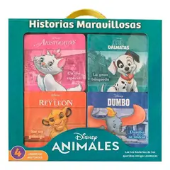 GENERICO - Disney Animales Historias Maravillosas - 4 Libritos - Lexus
