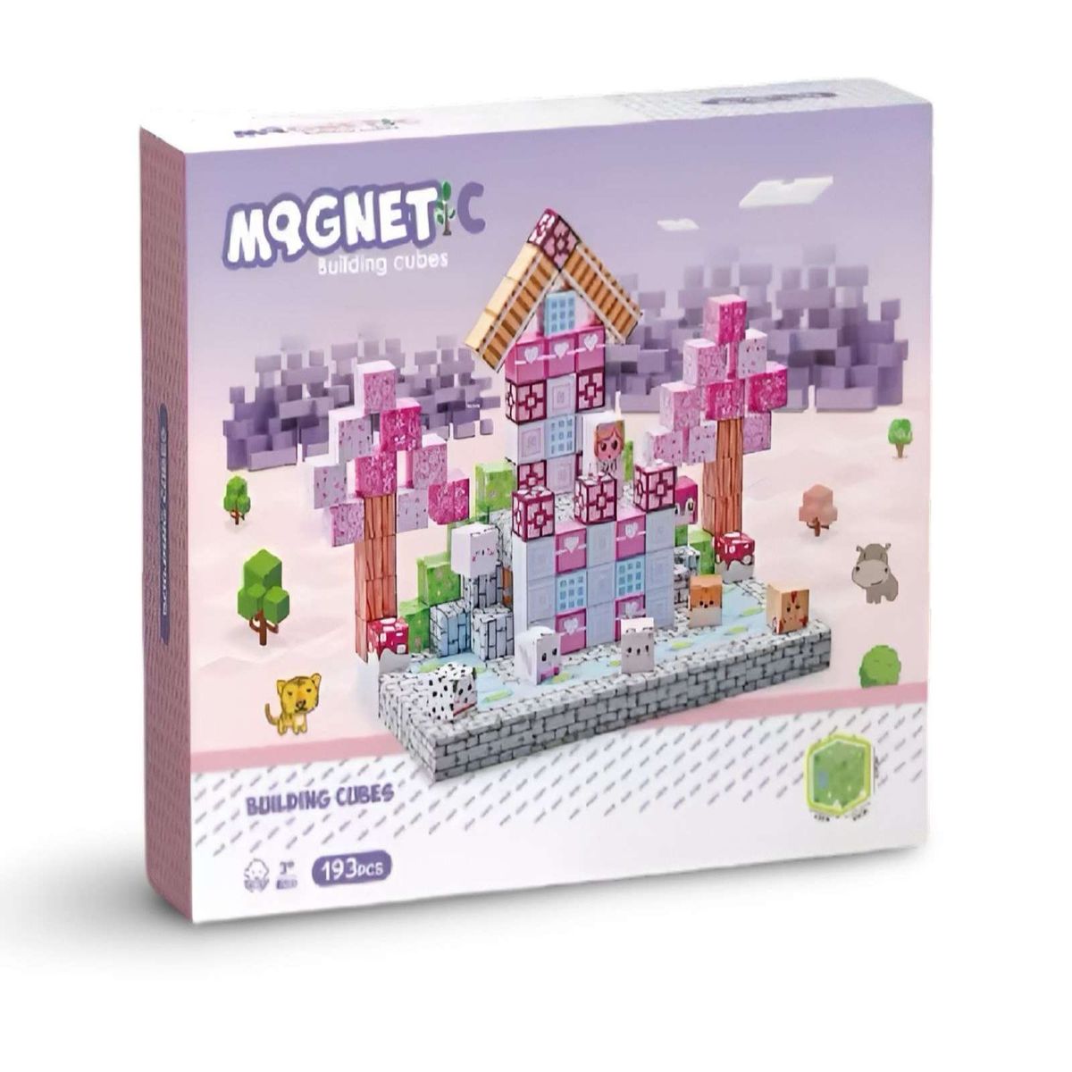 GENERICO - Juguete Cubo Magnetico 193 piezas