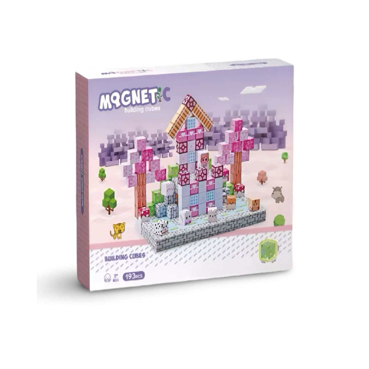 GENERICO - Juguete Cubo Magnetico 193 piezas