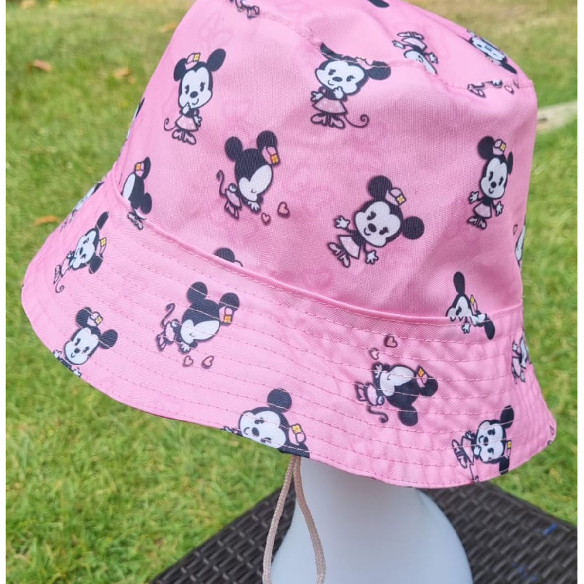 EL ESPACIO DE TOMMY - Gorro infantil Bucket Hat diseño animado rosa