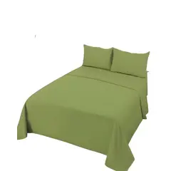 GENERICO - SET DE SABANAS KING VERDE
