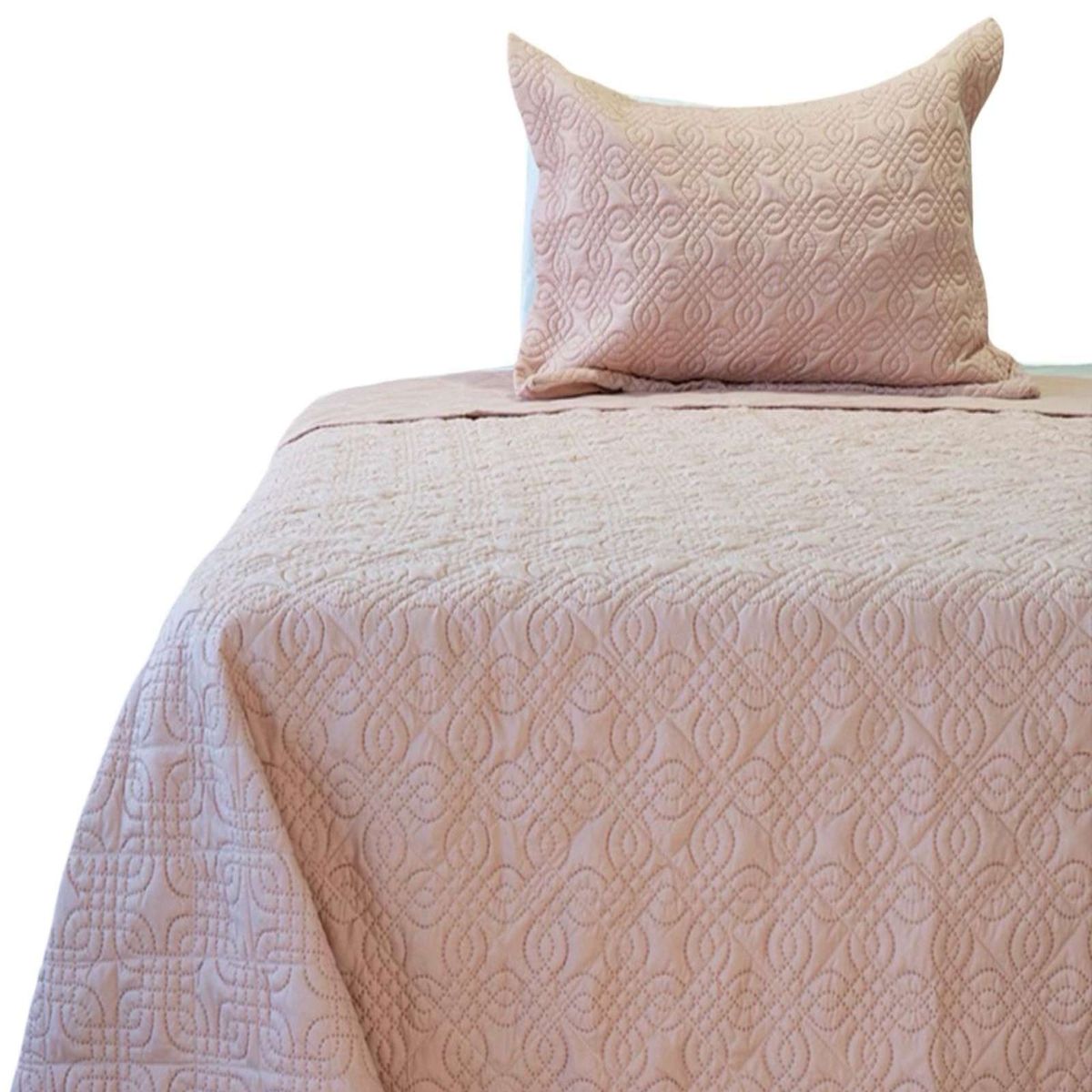 DORAL - Quilt Cubrecama MAS 1 ALMOHADA DE REGALO plaza y media Doral