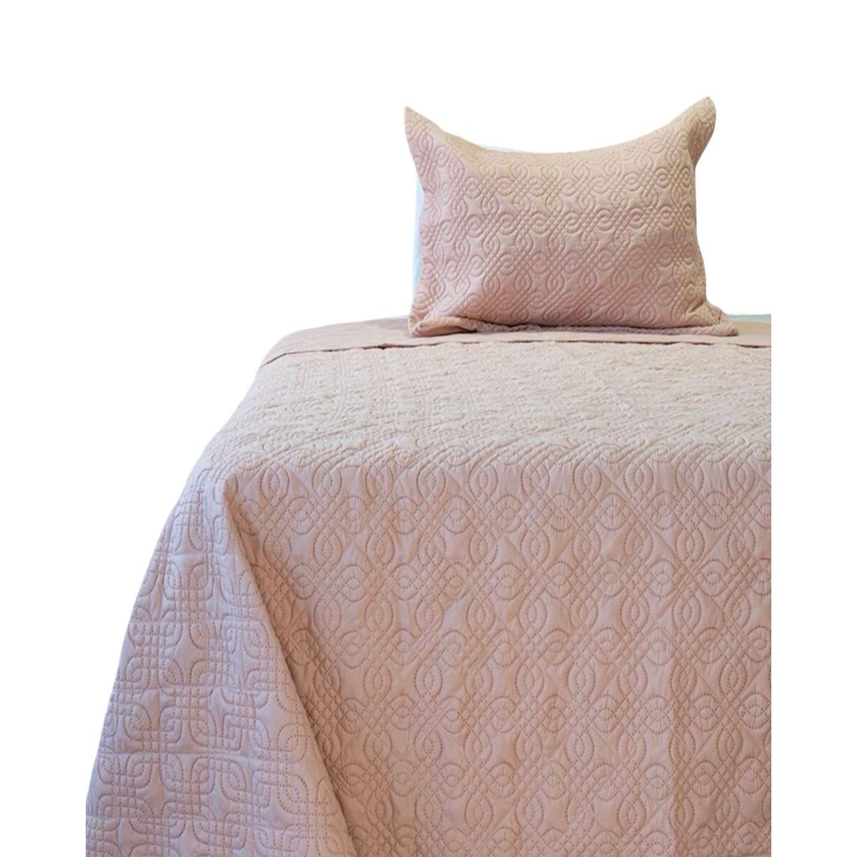 DORAL - Quilt Cubrecama MAS 1 ALMOHADA DE REGALO plaza y media Doral