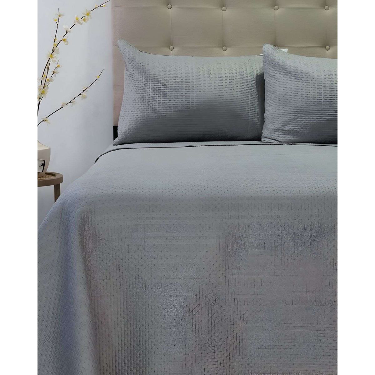 DORAL - Quilt Cubrecama 2 Plazas Doral MAS 2 ALMOHADAS DE REGALO