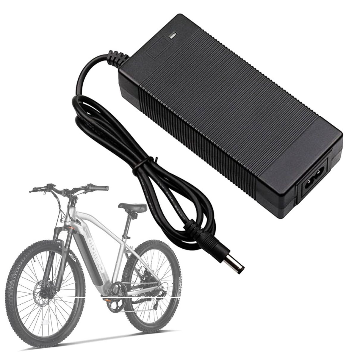 GENERICO - Cargador Bicicleta Eléctrica 42V 2.0AH DC 5.5 x 2.5mm CE