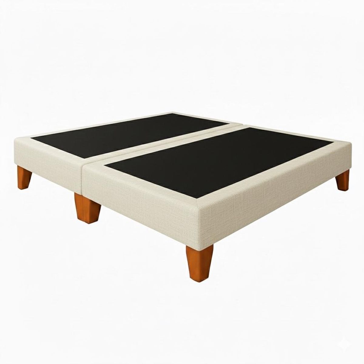 GENERICO - Bases De Camas 2 Plazas Dividida BEIGE