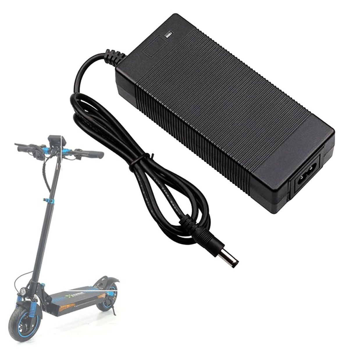 GENERICO - Cargador Scooter Eléctrico 42V 2.0AH DC 5.5 x 2.5mm CE