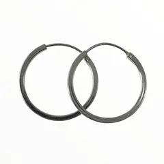 TAETHAI - Aros de plata 925 colgantes sin piedra argollitas