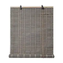 GENERICO - PACK DE 2 CORTINAS ROLLER BAMBU 150X180 ESTERILLA ENROLLABLE