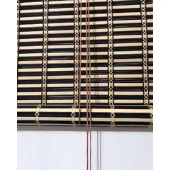 GENERICO - PACK DE 2 CORTINAS PERCIANA BAMBU 120X180 ESTERILLA ENROLLABLE