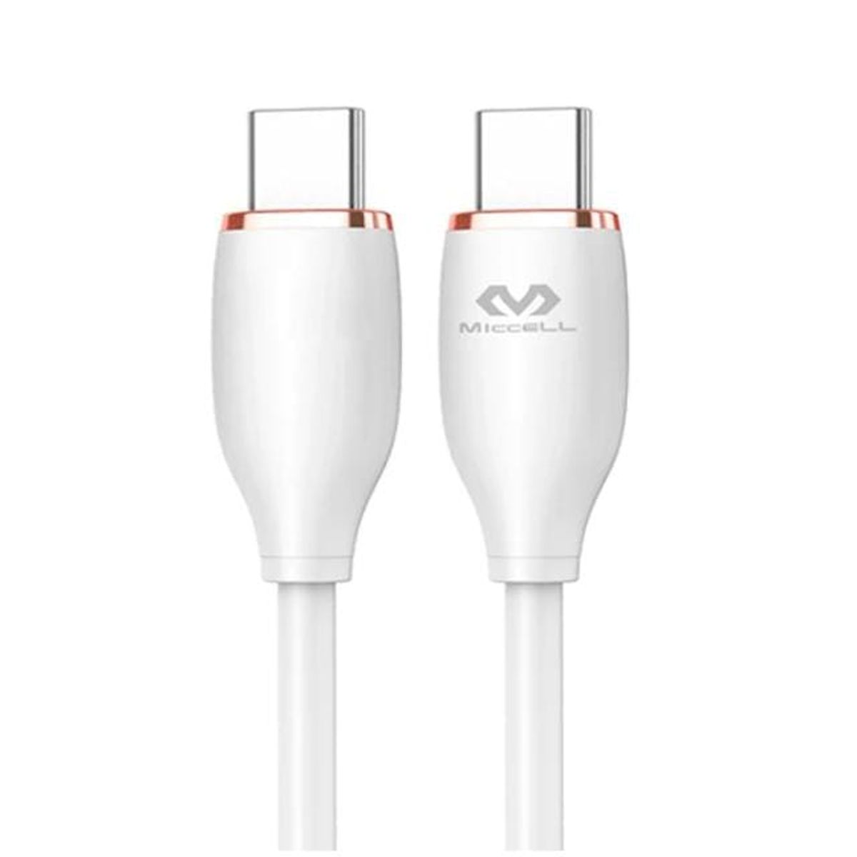 GENERICO - Cable Tipo C A Tipo C Miccell Vq-d09 Blanco