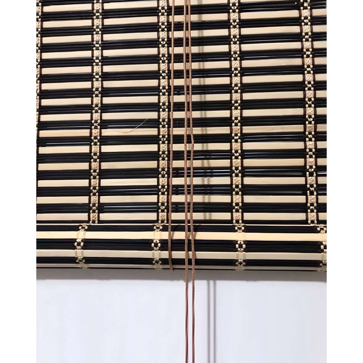 GENERICO - PACK DE 2 CORTINAS PERCIANA BAMBU 120X180 ESTERILLA ENROLLABLE