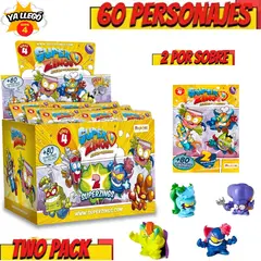 TIOZONEY - Superzings Two Pack Caja 30 Sobres Coleccionable Serie 4 Personajes Originales Rivals of kaboom