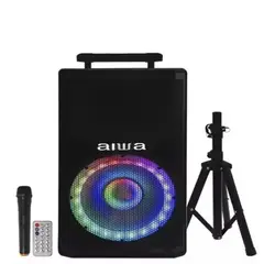 AIWA - Parlante Con Micrófono De 15 Pulgadas AWTSP15K.