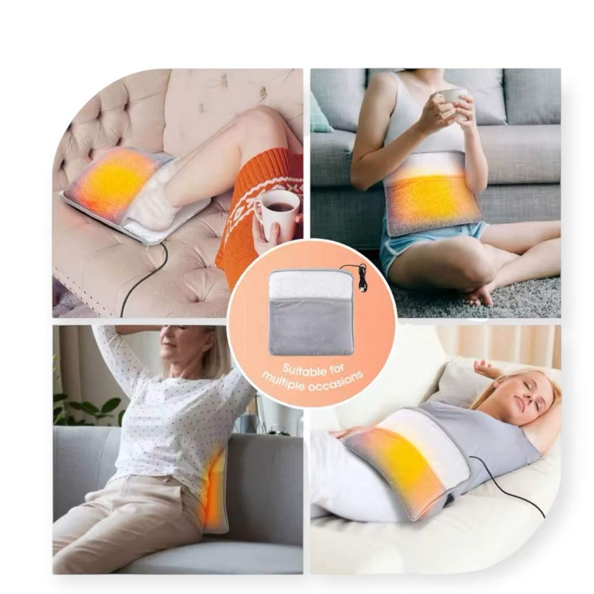 MOVI - CALENTADOR DE PIES CON MULTIUSO Y CARGADOR USB