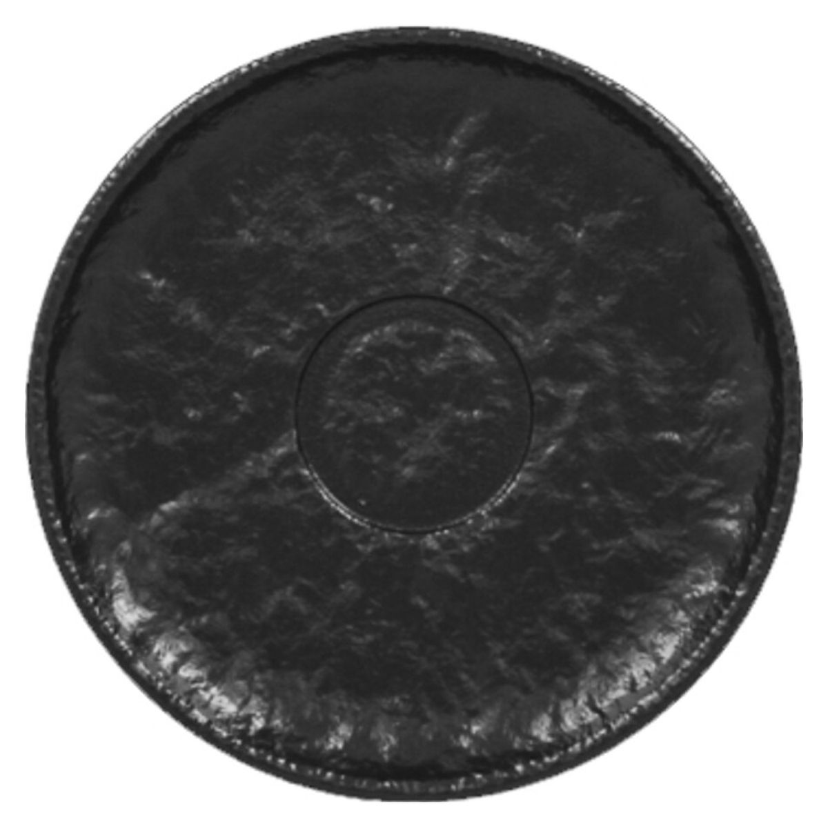 RAK PORCELAIN - SET DE 12 PLATILLO PORCELANA NEGRA 17CM ROCK RAK