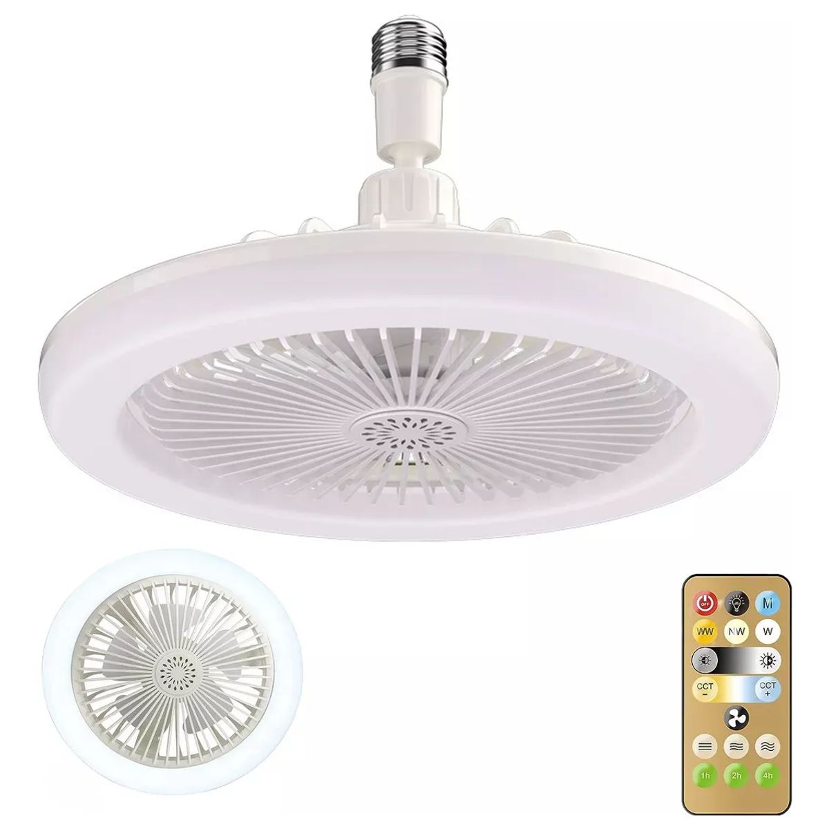 MOVI - VENTILADOR DE TECHO 3 EN 1 CON LUZ LED