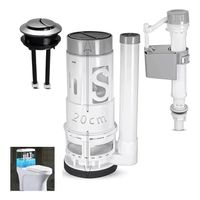 1 Kit Juego De Herrajes Para Wc Valvula De Descarga Wc 20cm