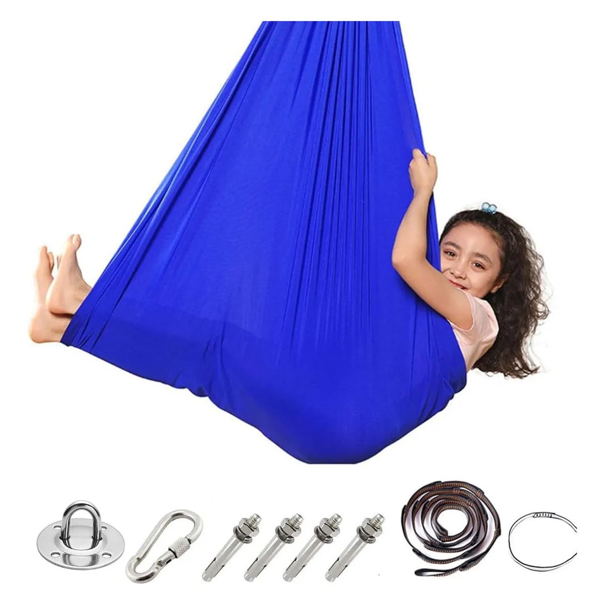 KUANGYE - Columpio Elástico Sensorial para Niños con Kit de Instalación