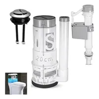 1 Kit Juego De Herrajes Para Wc Valvula De Descarga Wc 20cm
