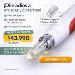 MOVI - DERMAPEN MICRO AGUJAS TERAPIA FACIAL + SET CARTUCHOS