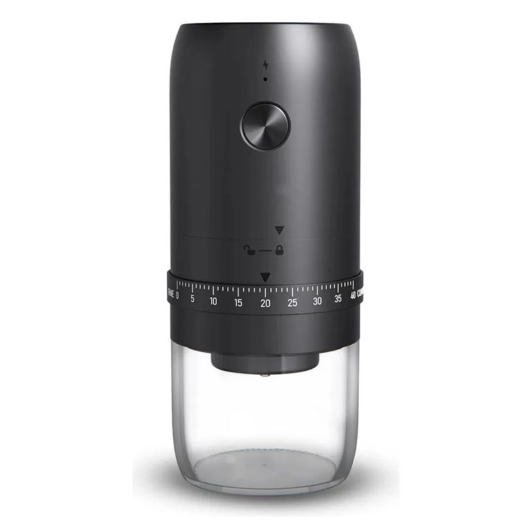 Molinillo De Café Eléctrico Muelas Cónicas Color Negro