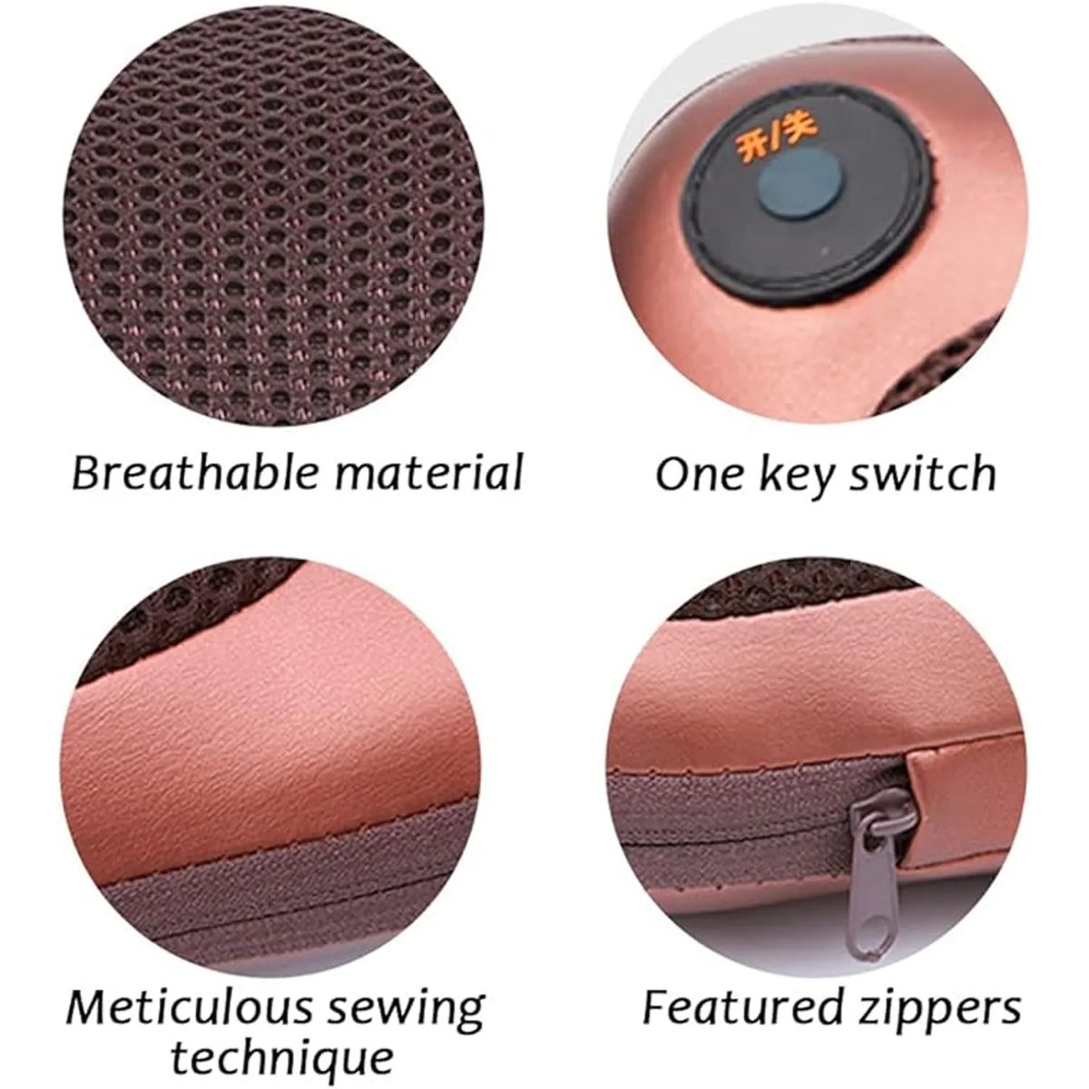 MOVI - COJIN MASAJEADOR PARA  AUTO Y CASA