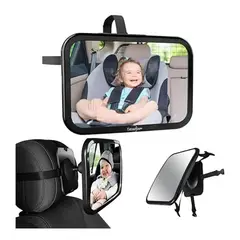 ESHOPANGIE - Espejo Retrovisor Auto Bebe 360° Seguridad Silla Espalda Xl