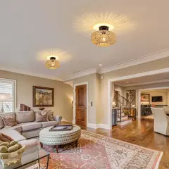 MUNDO MAGIA - Lámparas Colgantes Vintage De Mimbre Para Cocina Y Comedor