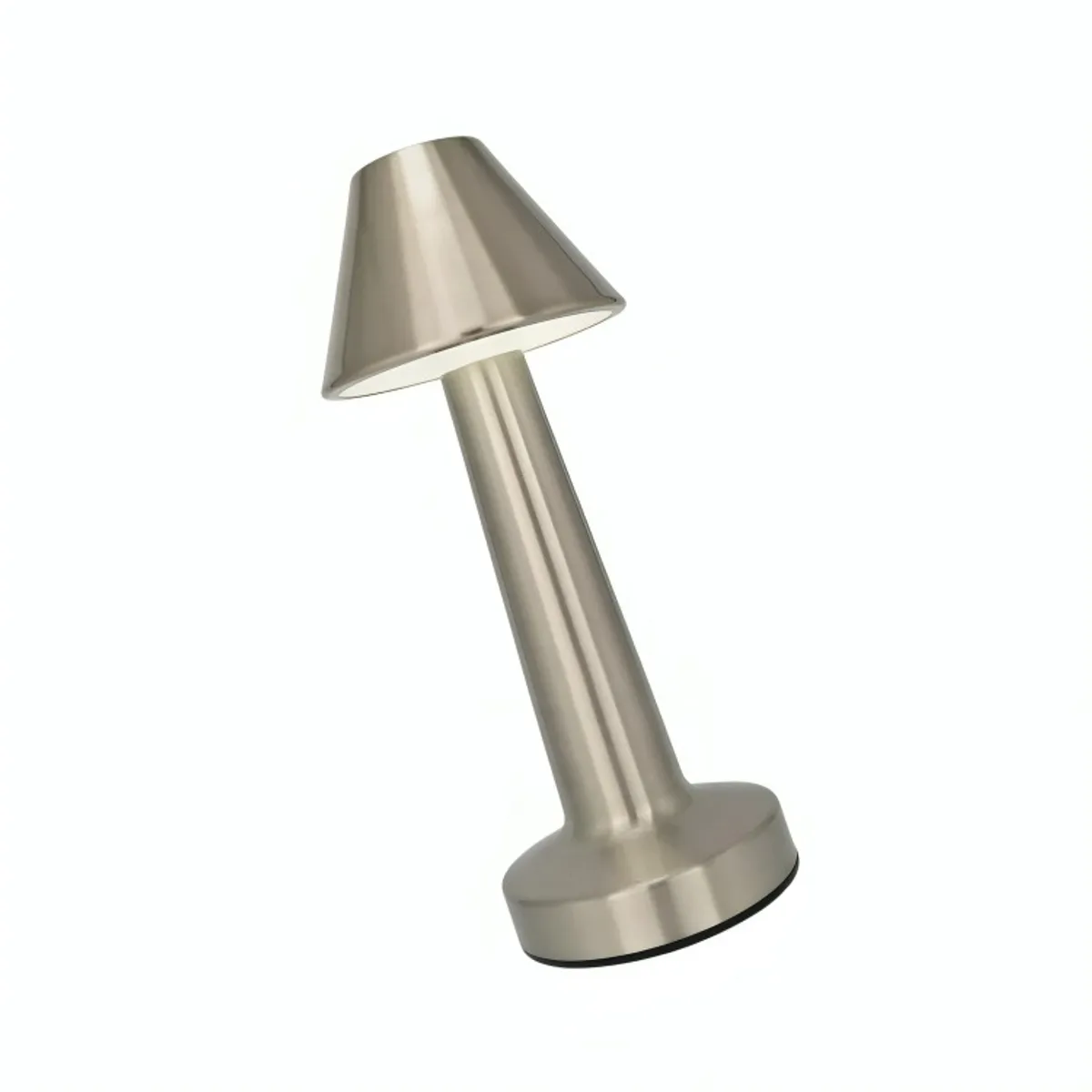 GENERICO - Lampara De Mesa Touch Led Recargable Usb Plateada