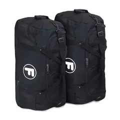 F - Pack 2 bolsos Goliat XL enrollable 130lts negro