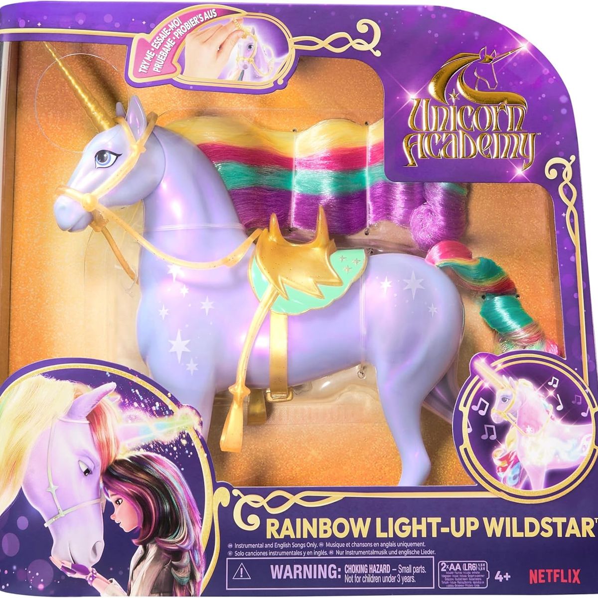 SPINMASTER - Academia De Unicornio Juguete Con Luces Sonidos Y Música