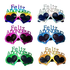 GENERICO - LENTE FELIZ ANO NUEVO HEARTS X12 UNI
