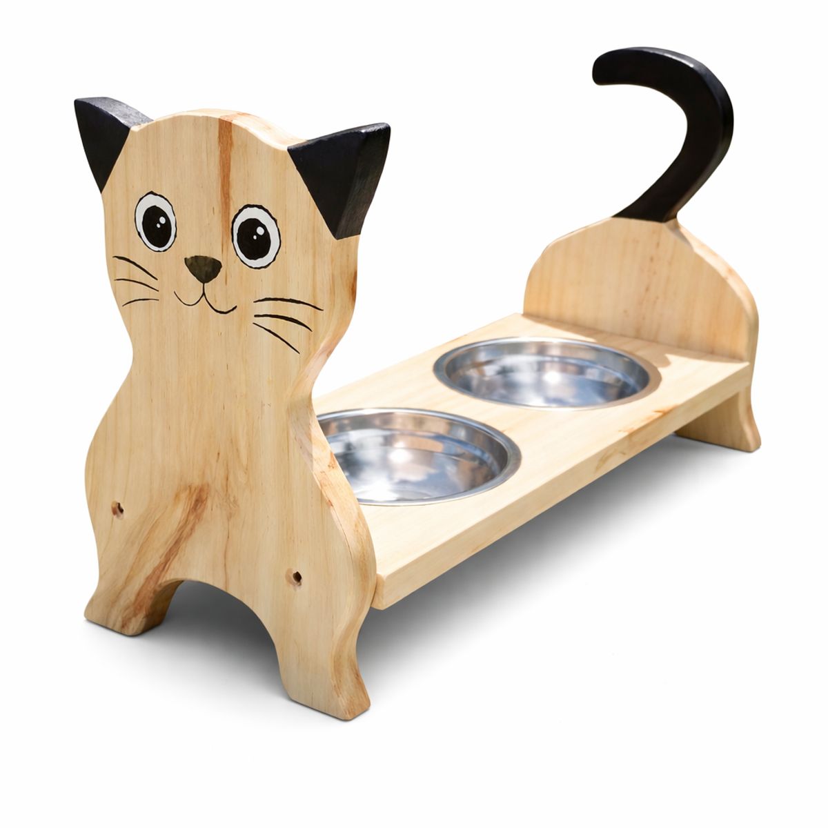 GENERICO - Comedero PARA GATO MUGUI fuentes desmontables- Decorativo y Ergonómico