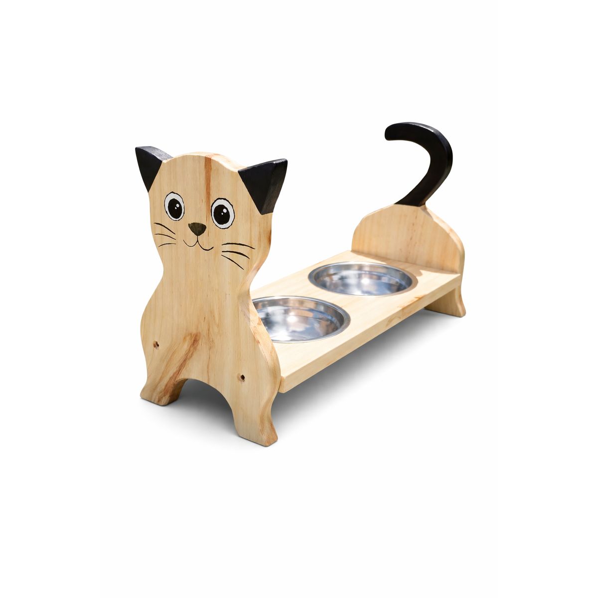 GENERICO - Comedero PARA GATO MUGUI fuentes desmontables- Decorativo y Ergonómico