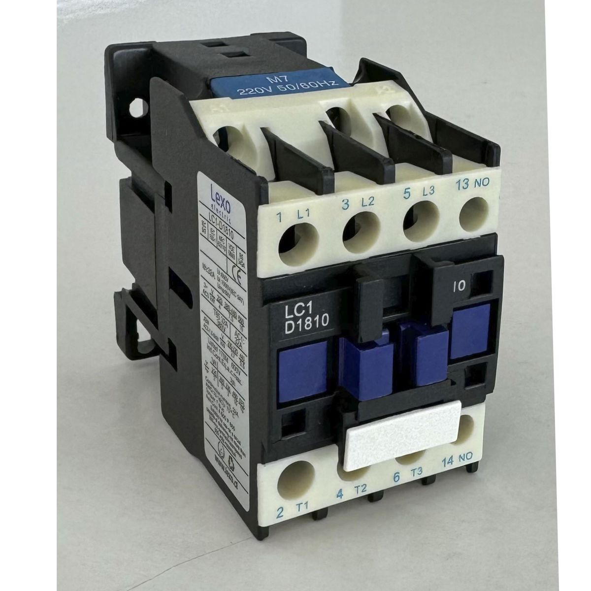 LEXO - Contactor 18a  3p + 1no Trifásico Bobina 220v - Lexo