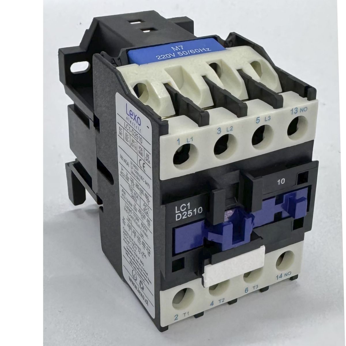 LEXO - Contactor 25a  3p + 1no Trifásico Bobina 220v - Lexo