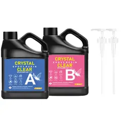 LUSDRIA - 2000ml Resina Epoxica Ultra Transparente 11 Para Artesanias