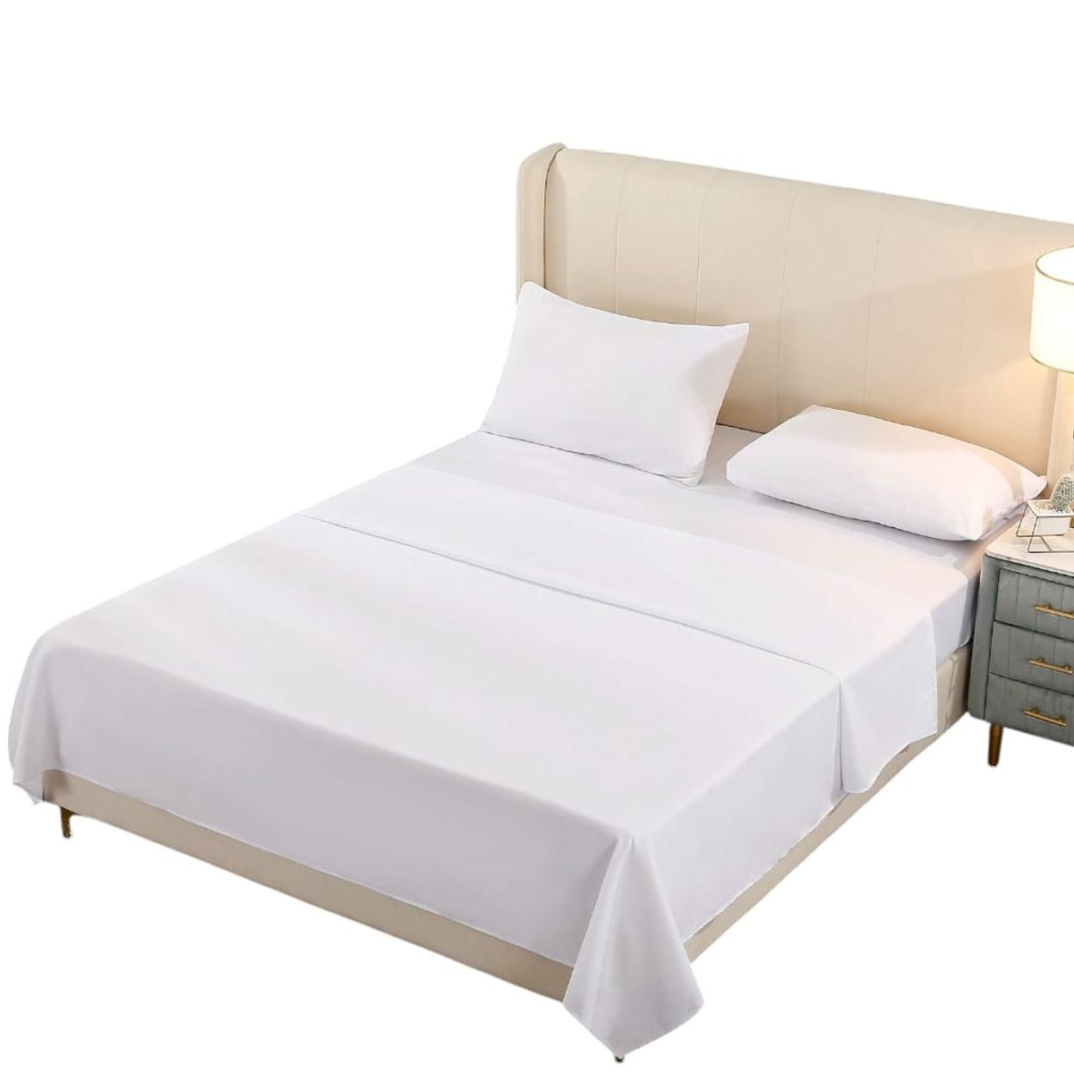 GENERICO - Juego de Sabanas Plaza y Media, 144 Hilos