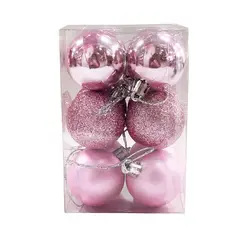 GENERICO - Set De 12 Esferas Navideñas De 4 Cm