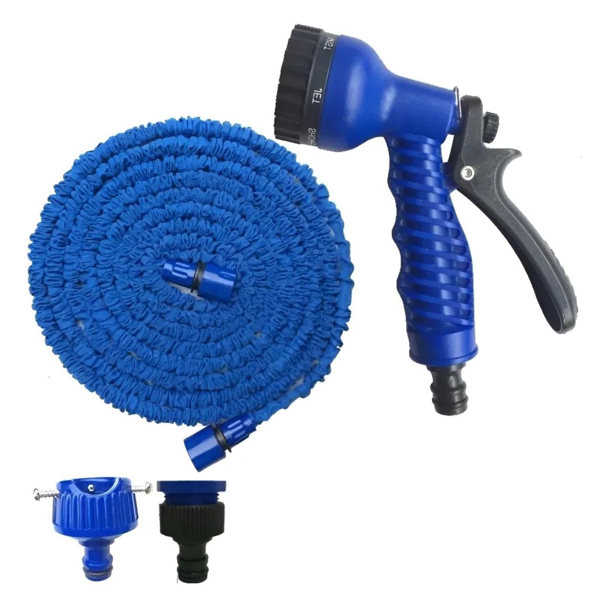 GENERICO - Manguera Magica Retractil Expandible 225mts Azul