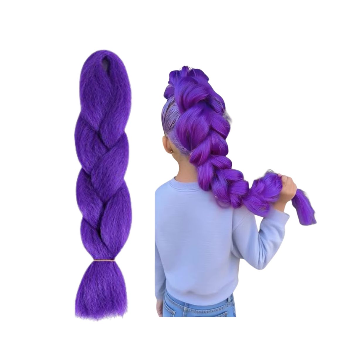 GENERICO - Extensiones Para Trenza Accesorio Disfraz Rumi Kpop Hunter