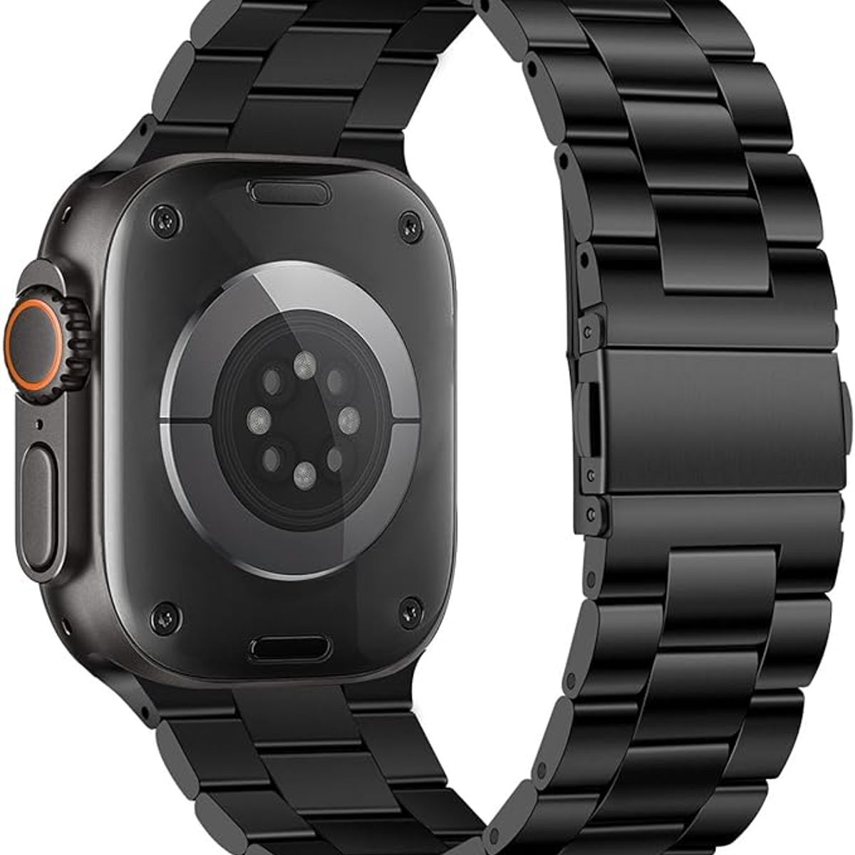 GENERICO - Correa De Acero Inoxidable De Lujo 49 46 45 44 42mm / Negro