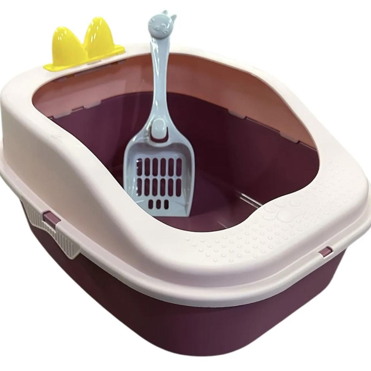 GENERICO - Arenero Para Gatos Mascotas Rosa