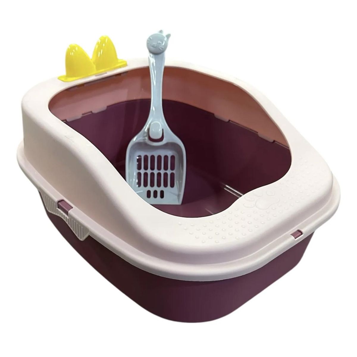 GENERICO - Arenero Para Gatos Mascotas Rosa