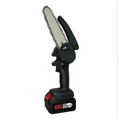 GENERICO - Motosierra Inalámbrica 2 Cadenas 4 6 Batería 48v Litio