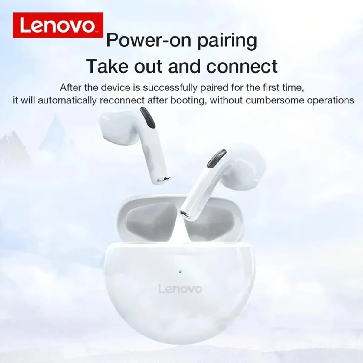 LENOVO - Audífono In-Ear Bluetooth HT38